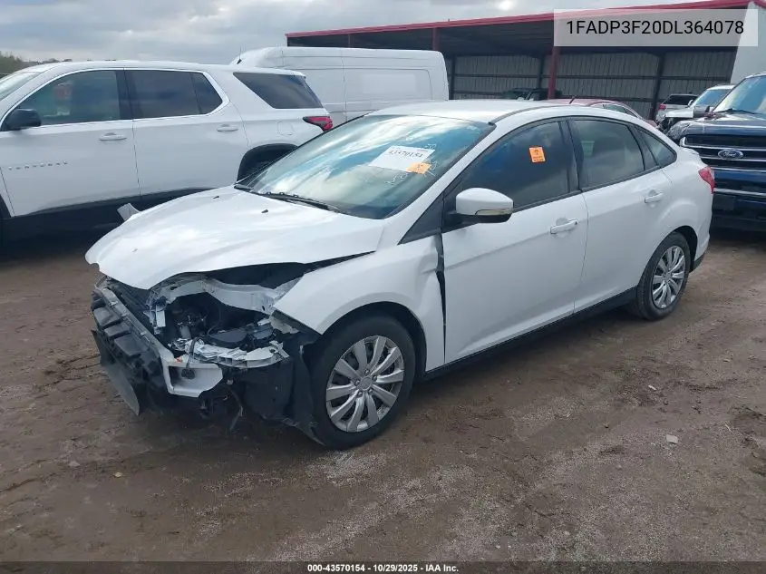 1FADP3F20DL364078 2013 Ford Focus Se