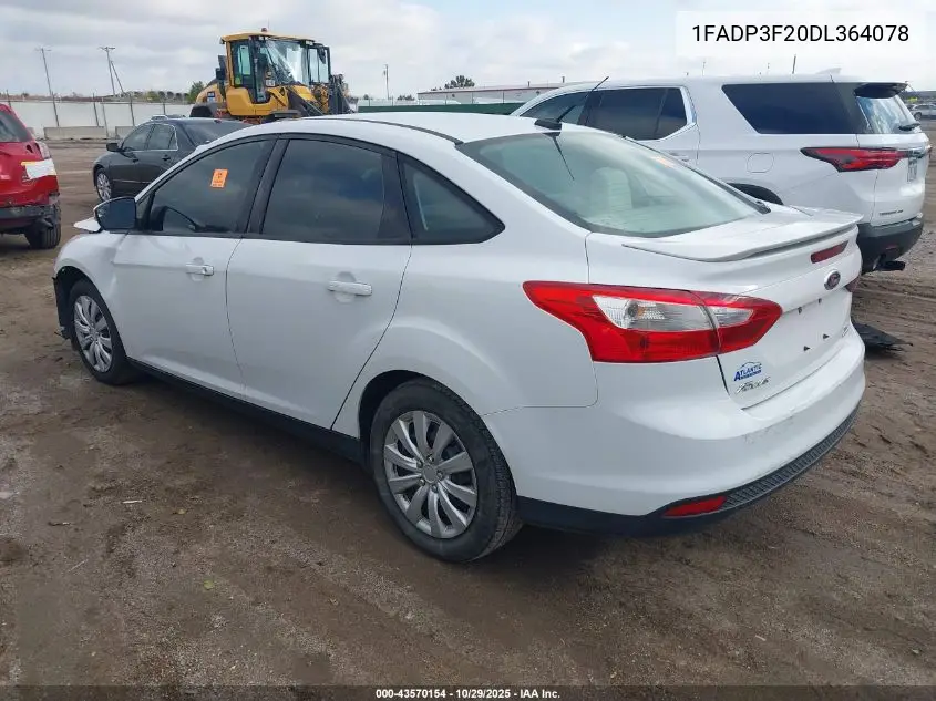 1FADP3F20DL364078 2013 Ford Focus Se