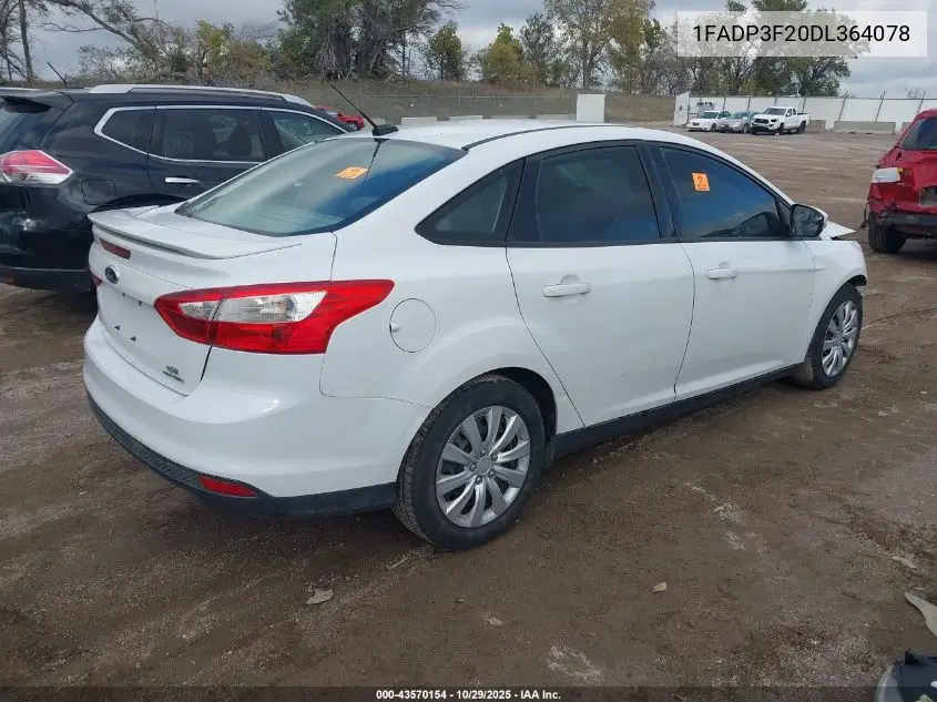 1FADP3F20DL364078 2013 Ford Focus Se
