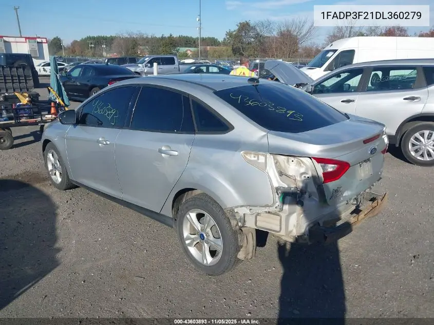 1FADP3F21DL360279 2013 Ford Focus Se