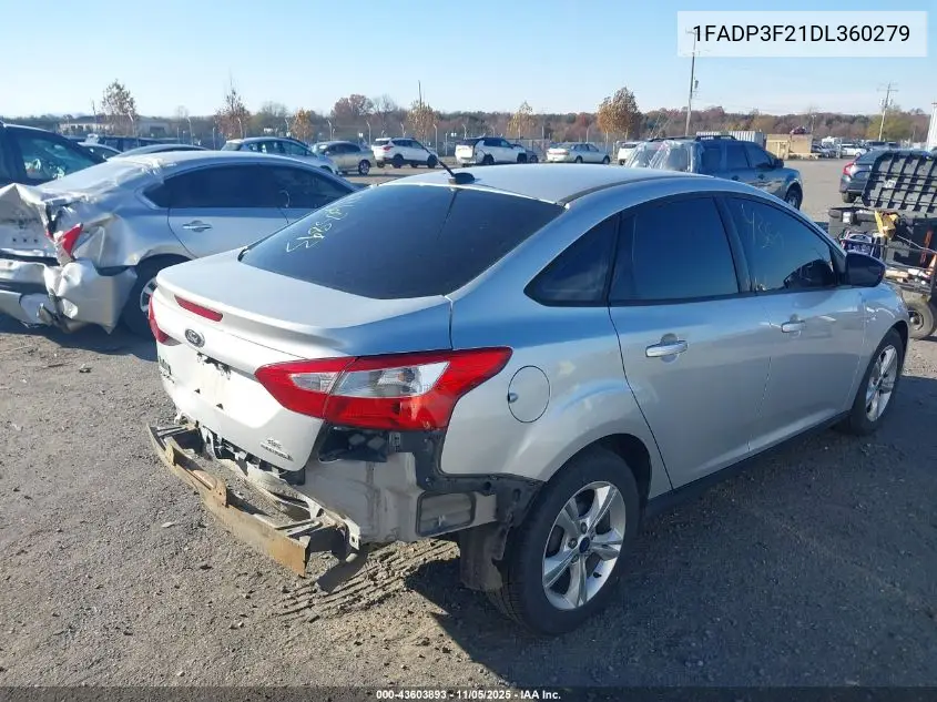 1FADP3F21DL360279 2013 Ford Focus Se
