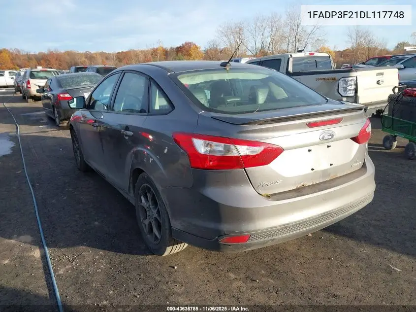 1FADP3F21DL117748 2013 Ford Focus Se