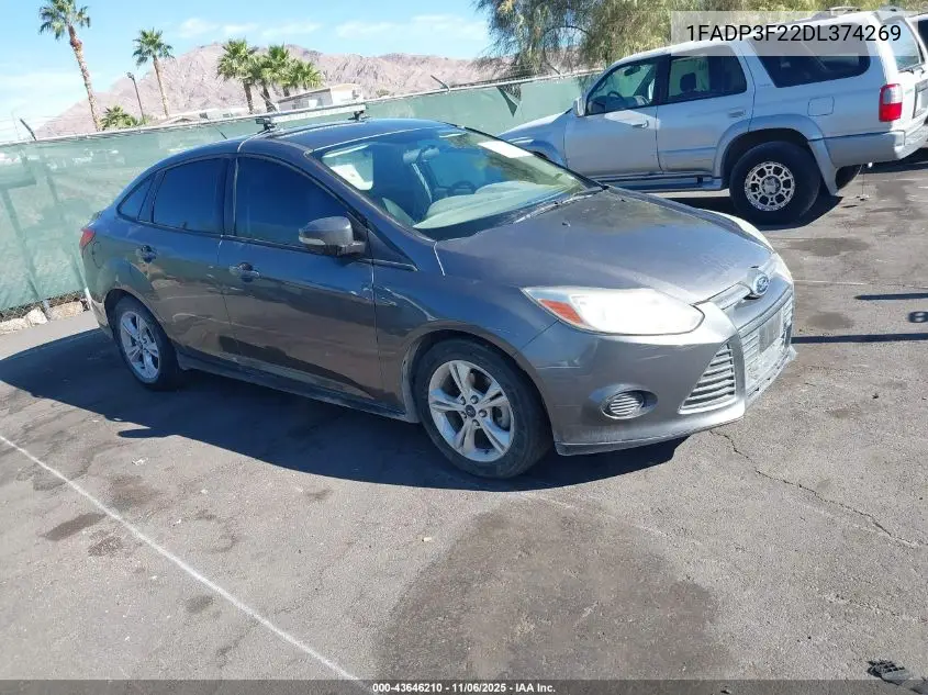 1FADP3F22DL374269 2013 Ford Focus Se