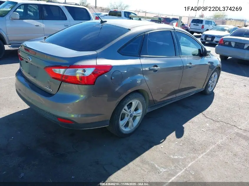 1FADP3F22DL374269 2013 Ford Focus Se