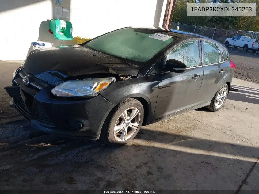 1FADP3K2XDL345253 2013 Ford Focus Se