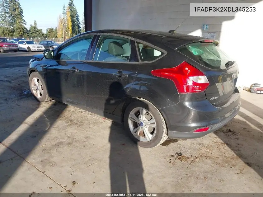 1FADP3K2XDL345253 2013 Ford Focus Se