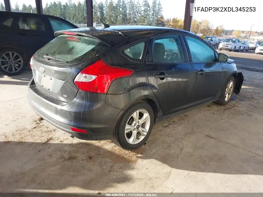 1FADP3K2XDL345253 2013 Ford Focus Se