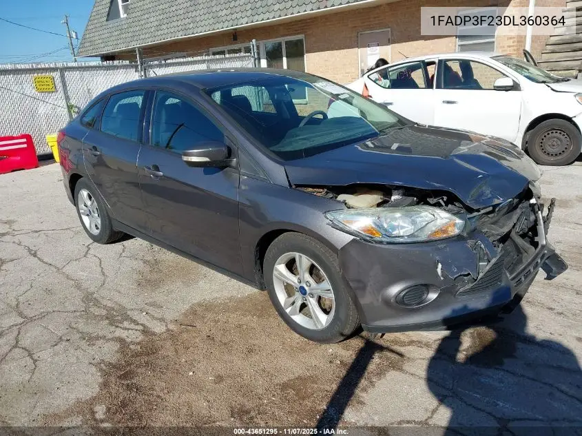 1FADP3F23DL360364 2013 Ford Focus Se