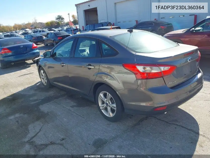 1FADP3F23DL360364 2013 Ford Focus Se