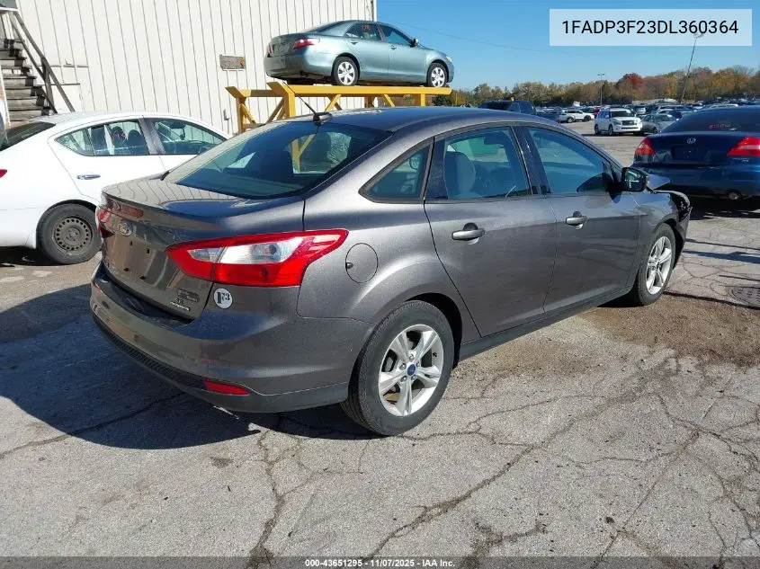 1FADP3F23DL360364 2013 Ford Focus Se