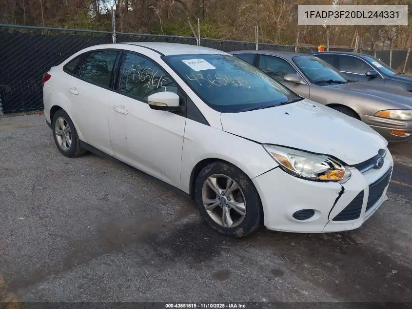 1FADP3F20DL244331 2013 Ford Focus Se