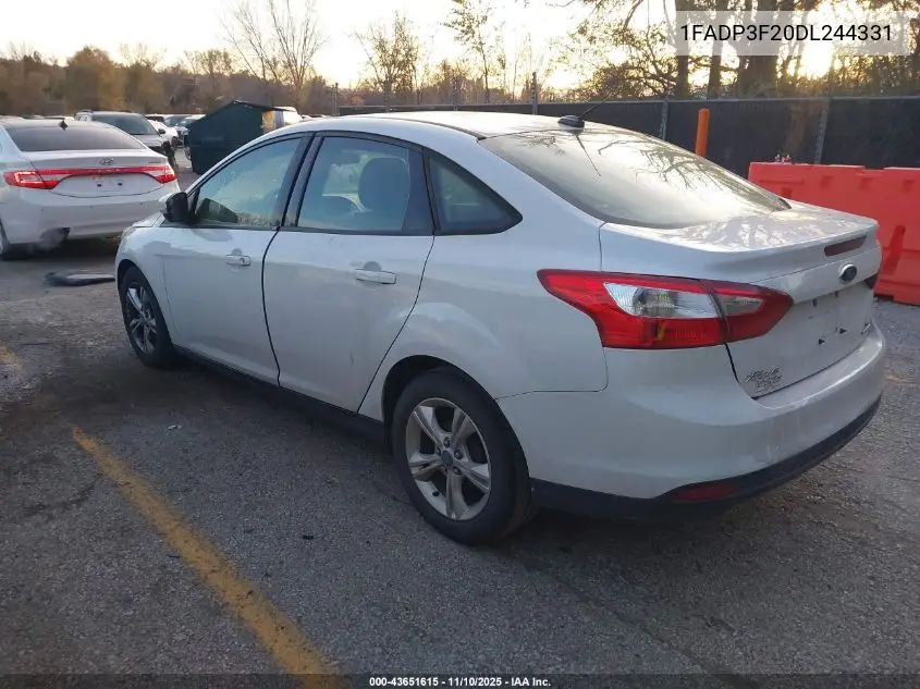 1FADP3F20DL244331 2013 Ford Focus Se