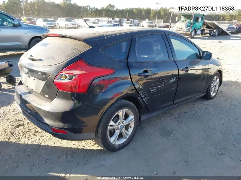 1FADP3K27DL118358 2013 Ford Focus Se