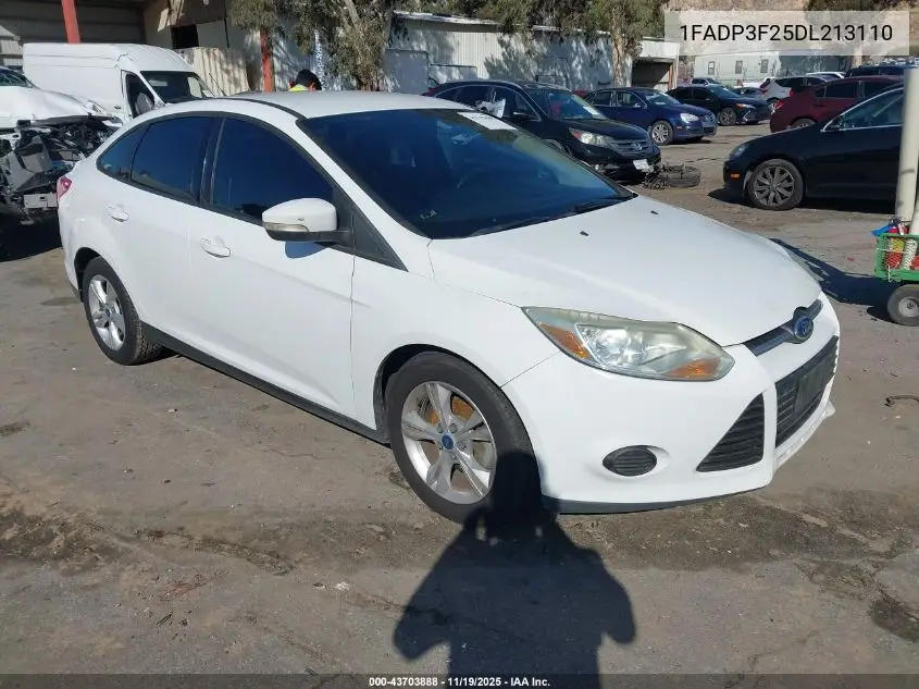 1FADP3F25DL213110 2013 Ford Focus Se
