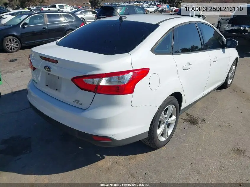1FADP3F25DL213110 2013 Ford Focus Se