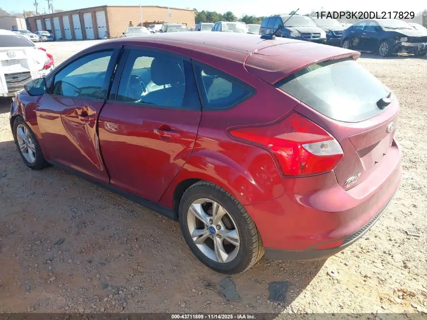 1FADP3K20DL217829 2013 Ford Focus Se