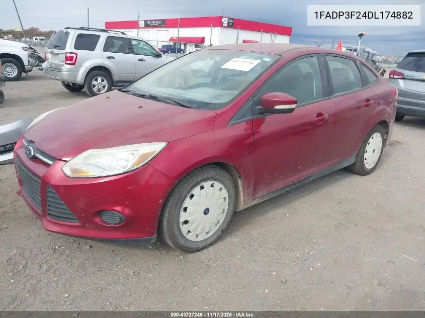 1FADP3F24DL174882 2013 Ford Focus Se