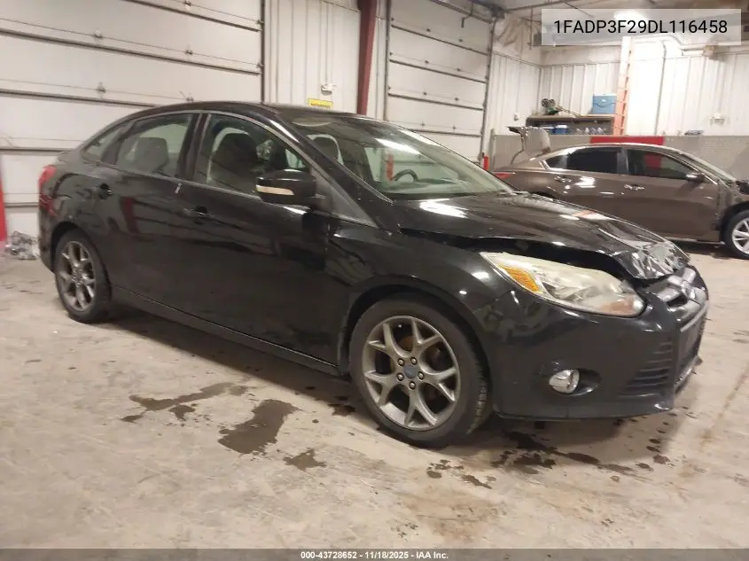 1FADP3F29DL116458 2013 Ford Focus Se
