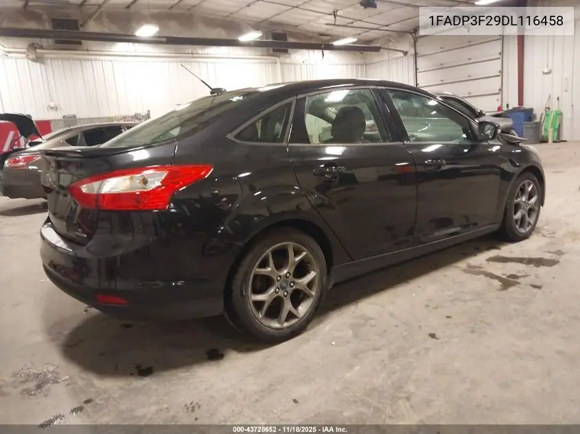 1FADP3F29DL116458 2013 Ford Focus Se
