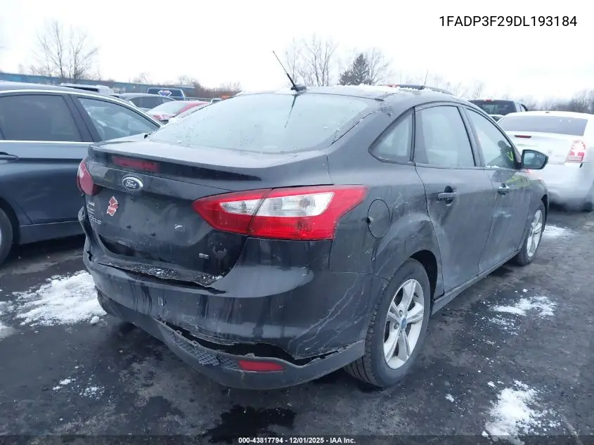 1FADP3F29DL193184 2013 Ford Focus Se