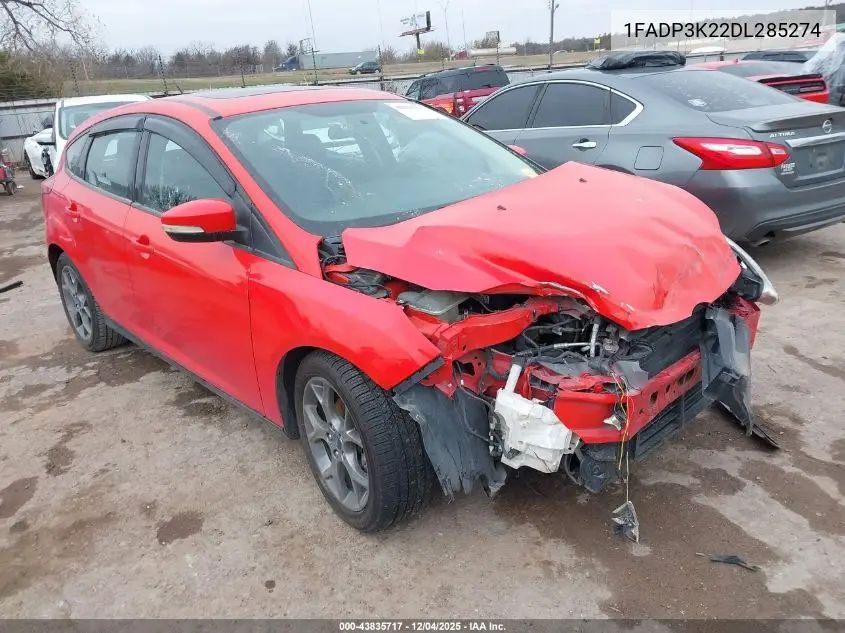1FADP3K22DL285274 2013 Ford Focus Se