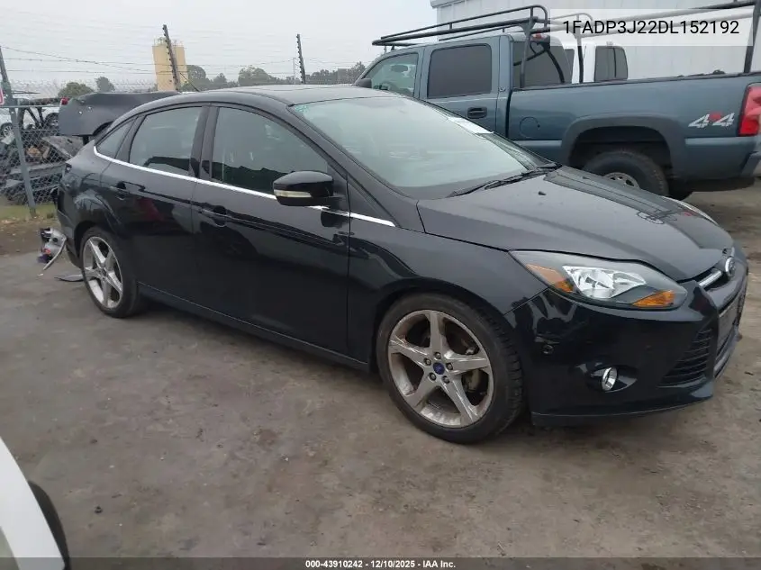 1FADP3J22DL152192 2013 Ford Focus Titanium