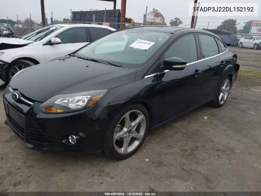 1FADP3J22DL152192 2013 Ford Focus Titanium