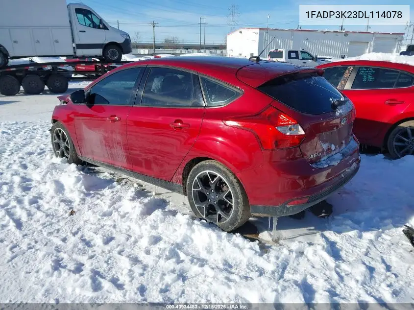 1FADP3K23DL114078 2013 Ford Focus Se