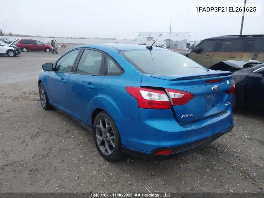 1FADP3F21EL261625 2014 Ford Focus Se