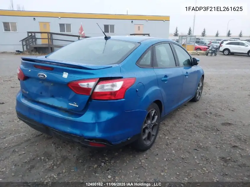 1FADP3F21EL261625 2014 Ford Focus Se
