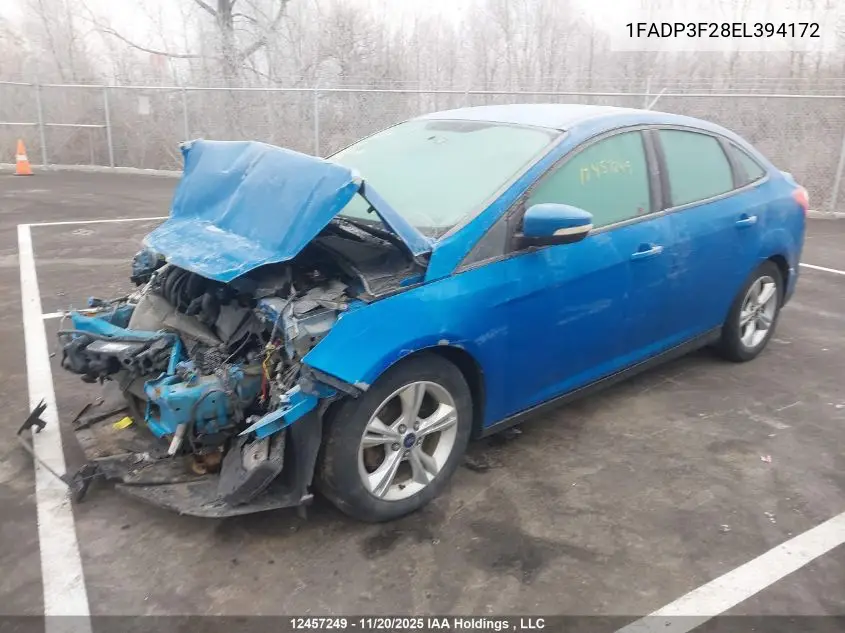 1FADP3F28EL394172 2014 Ford Focus Se