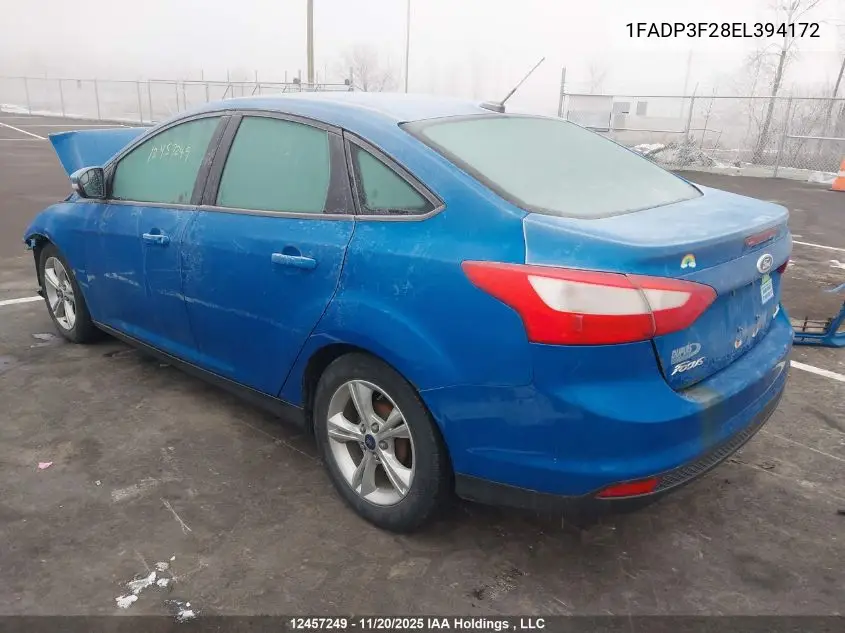 1FADP3F28EL394172 2014 Ford Focus Se