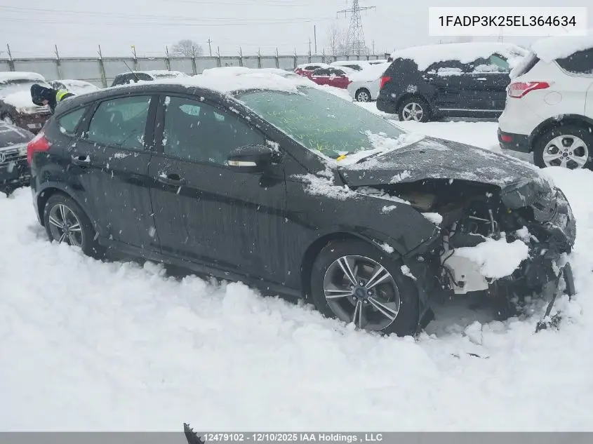 1FADP3K25EL364634 2014 Ford Focus Se