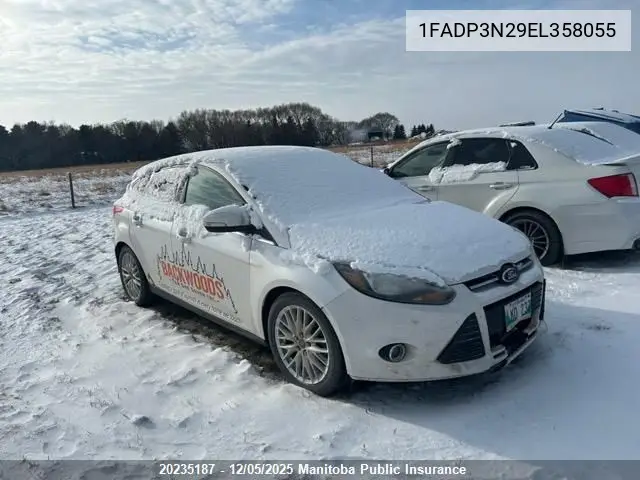 1FADP3N29EL358055 2014 Ford Focus Titanium