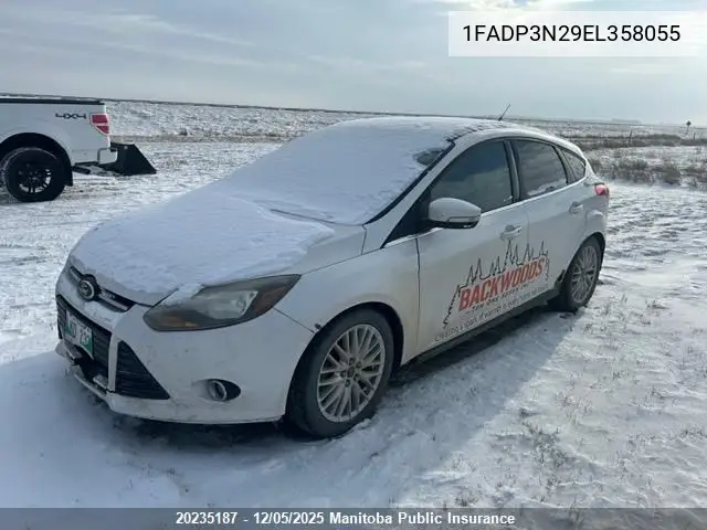 1FADP3N29EL358055 2014 Ford Focus Titanium