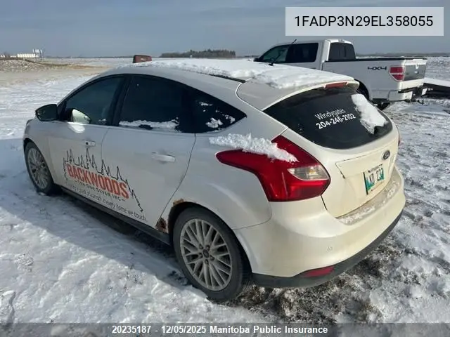 1FADP3N29EL358055 2014 Ford Focus Titanium