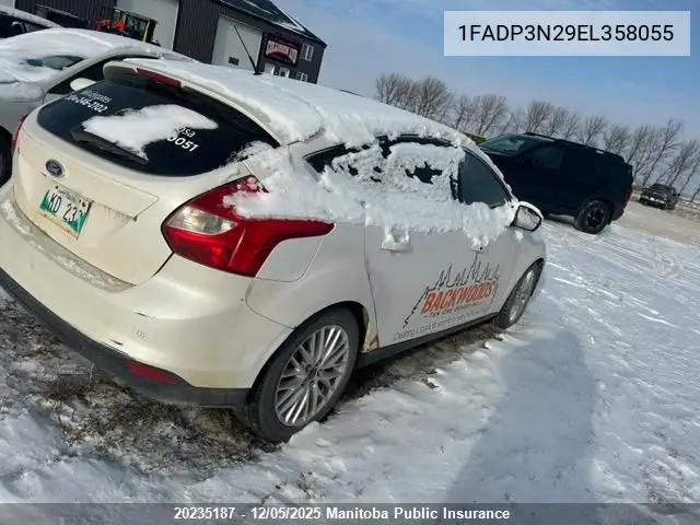 1FADP3N29EL358055 2014 Ford Focus Titanium