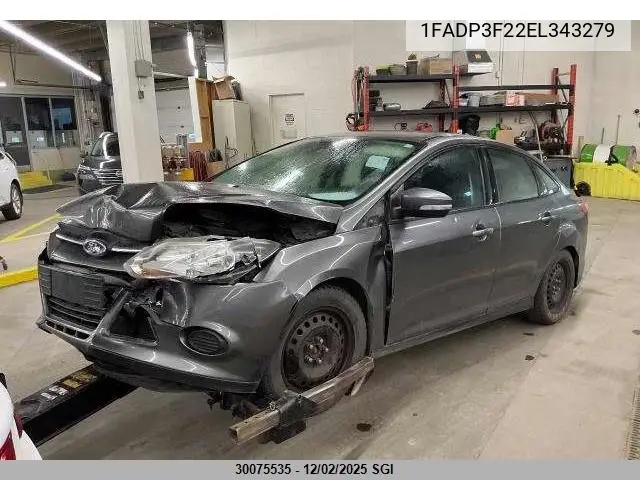 1FADP3F22EL343279 2014 Ford Focus Se