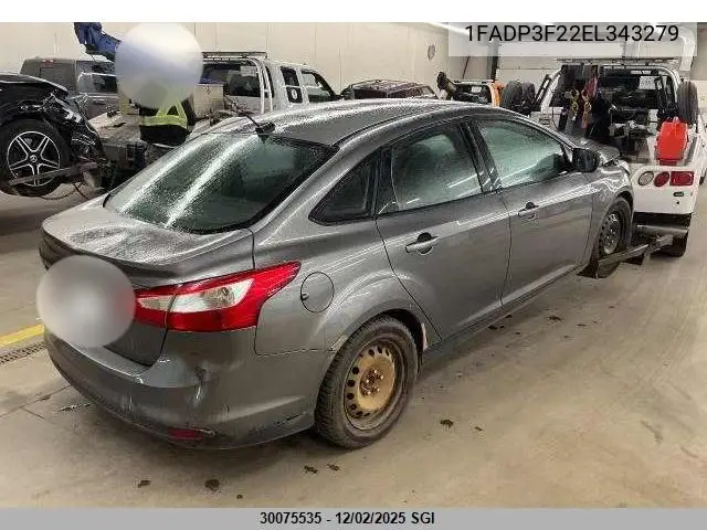 1FADP3F22EL343279 2014 Ford Focus Se