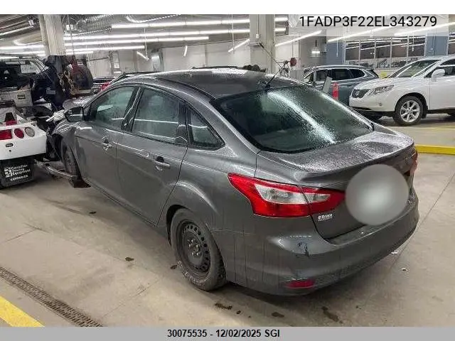 1FADP3F22EL343279 2014 Ford Focus Se