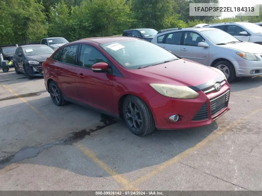 1FADP3F22EL184313 2014 Ford Focus Se