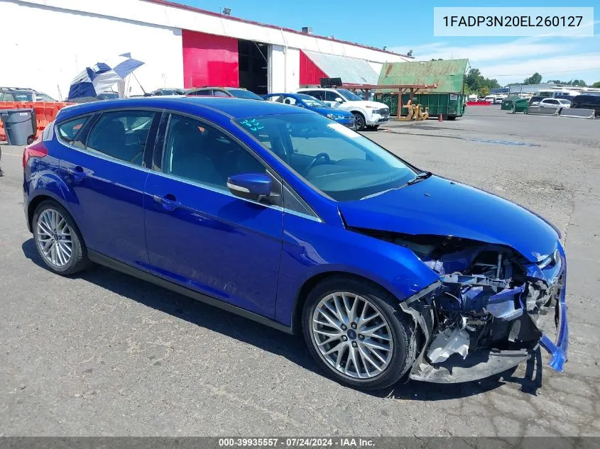 1FADP3N20EL260127 2014 Ford Focus Titanium