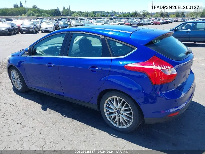 1FADP3N20EL260127 2014 Ford Focus Titanium