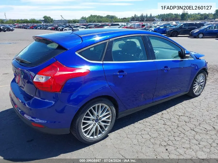 1FADP3N20EL260127 2014 Ford Focus Titanium