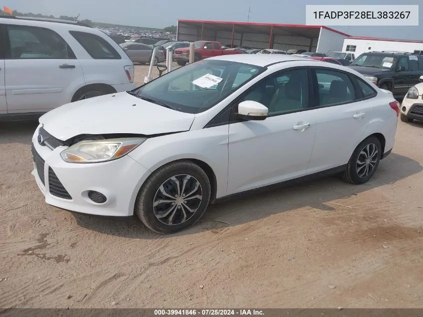 1FADP3F28EL383267 2014 Ford Focus Se