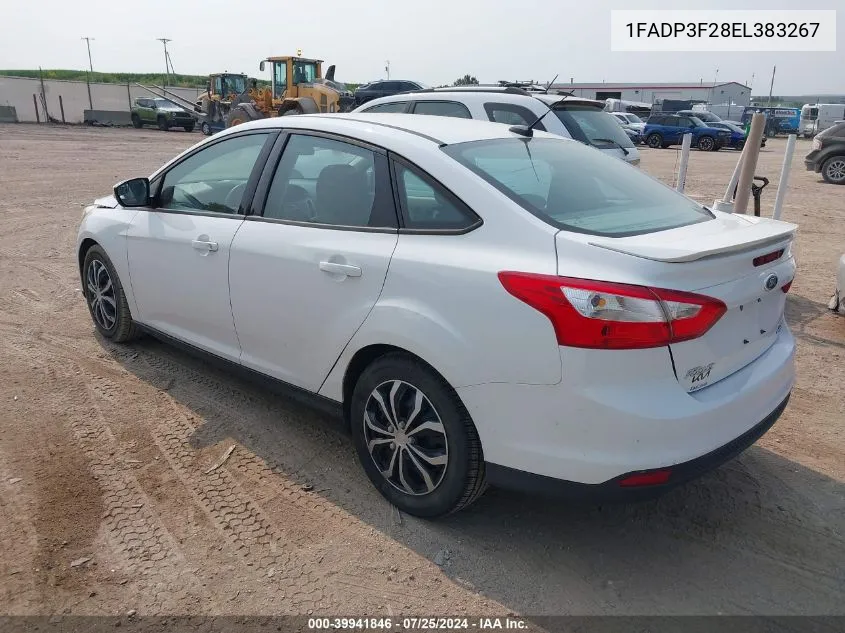 1FADP3F28EL383267 2014 Ford Focus Se