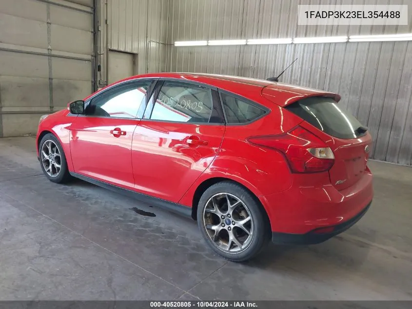 1FADP3K23EL354488 2014 Ford Focus Se