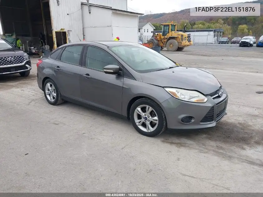 1FADP3F22EL151876 2014 Ford Focus Se