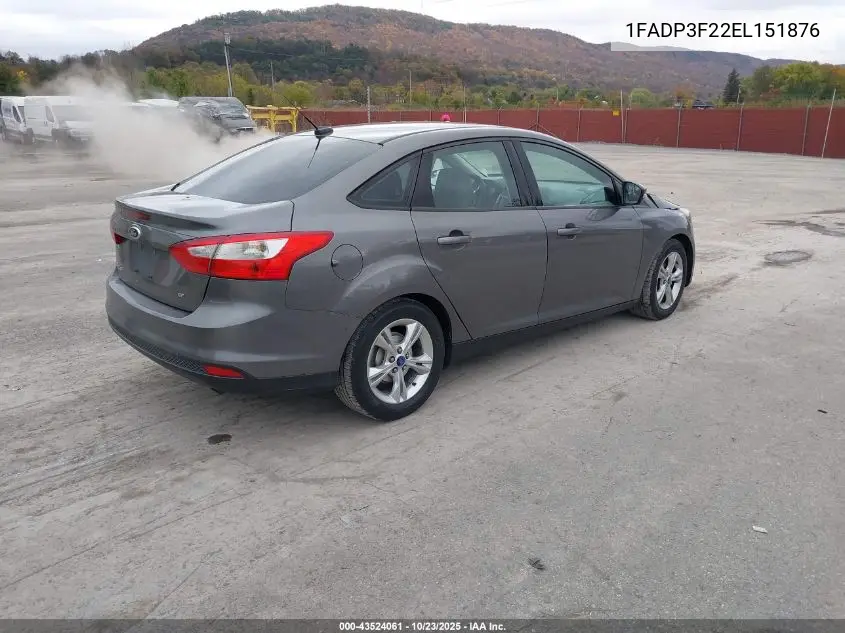 1FADP3F22EL151876 2014 Ford Focus Se