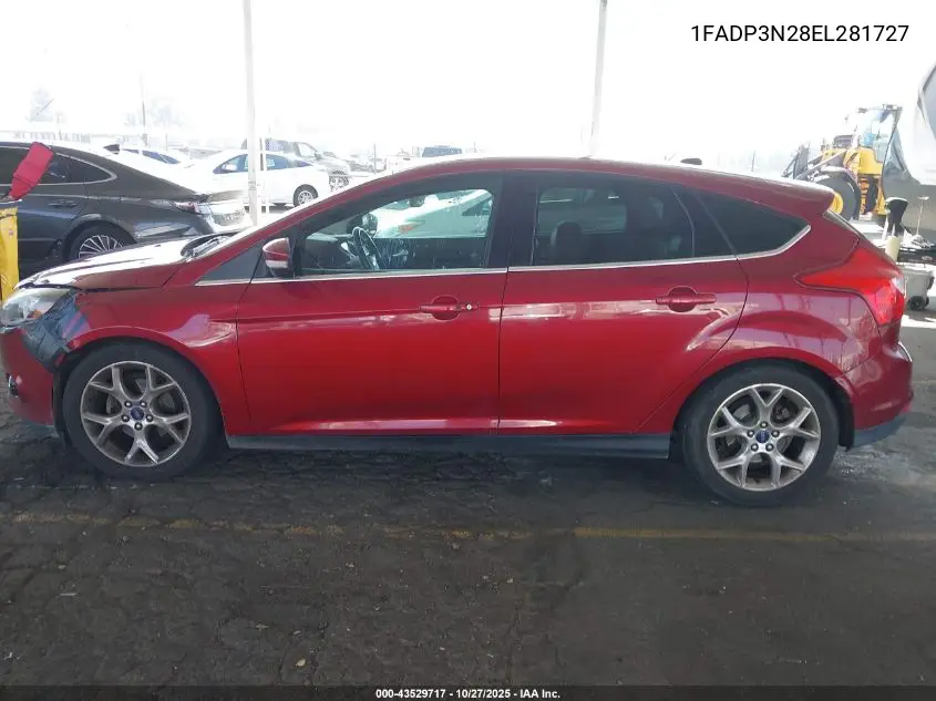 1FADP3N28EL281727 2014 Ford Focus Titanium